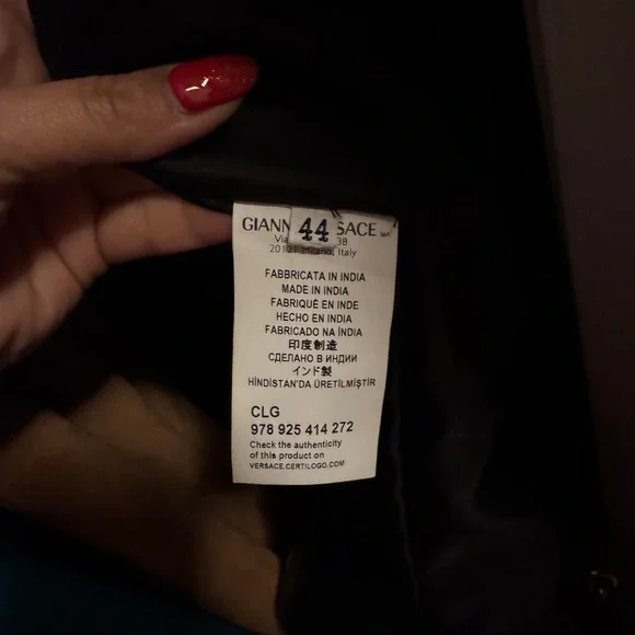 Versace Collection leather jacket - Picture 5 of 10